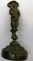 1 Antique Solid Brass Mid Century Male statue scul