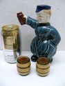 Vintage Delft Blue Bols Figural Bottle Decanter 2 