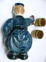 Vintage Delft Blue Bols Figural Bottle Decanter 2 