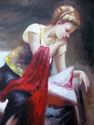 Gorgeous Huge Art Painting Canvas Portrait of a Go