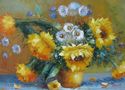 Large Art Painting Oil Canvas Still life Flower Bo