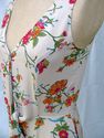 WoW Vintage 70s VTG Floral Cocktail summer Dress s