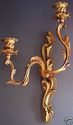 Antique Pair of Ormolu Bronze Louis XV Rococo Art 