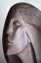 Vintage Bust of Lady Woman Sculptor Art Statue AUS