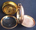 RARE Antique Gold Case Running Pocket Watch Thomas