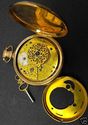 RARE Antique Gold Case Running Pocket Watch Thomas