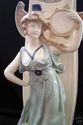 Gorgeous Antique Art Deco Girl Statue Vintage Majo