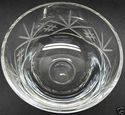 Vintage Brilliant Cut Lead CRYSTAL Serving BOWL Gl