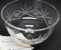 Vintage Brilliant Cut Lead CRYSTAL Serving BOWL Gl