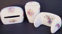 Complete Vintage Bathroom Set Limoges France Porce