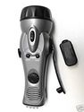 NEW FM Radio Flashlight Torch Led Dynamo Rechargea