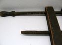 Antique Adjustable Used Clamp Hand Screws Turned A