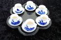 Vintage old Delft Holland Blue Miniature Tea set T