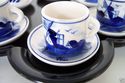 Vintage old Delft Holland Blue Miniature Tea set T