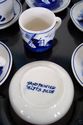 Vintage old Delft Holland Blue Miniature Tea set T