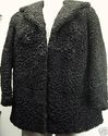 Vintage Ladies Womens REAL Karakul Fur Coat Jacket