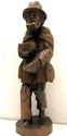 Vintage Hand Carved wood Art Sculpture Figure Old 