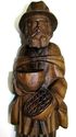 Vintage Hand Carved wood Art Sculpture Figure Old 