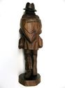 Vintage Hand Carved wood Art Sculpture Figure Old 