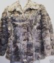 REAL Vintage Fur Coat Jacket  Curly Lamb Mink /Fox