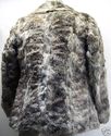 REAL Vintage Fur Coat Jacket  Curly Lamb Mink /Fox