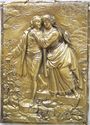 Gorgeous Antique Vintage Relief Art Plaque French 