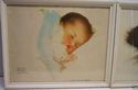 Vintage Baby Lithographic Prints Framed Bessie Pea