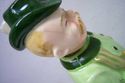 Real Vintage German Funny  Statue Bottle + Stopper