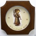 Vintage Berta Hummel Goebel Annual Plate w Wood fr