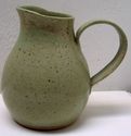 Vintage Art Pitcher Hand Made Crafted Stoneware Po