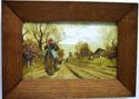 of Old Dutch Antique Original Paintings on Glass F