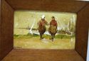 of Old Dutch Antique Original Paintings on Glass F