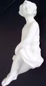 Unique Antique White Biscuit Sculpture Art Statue 