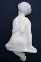 Unique Antique White Biscuit Sculpture Art Statue 