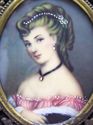 Vintage Antique Ornate Italy Miniature Painting Fr