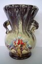 Dripware Majolica Vase  Retro Modern 1950s Design