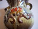 Dripware Majolica Vase  Retro Modern 1950s Design