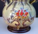 Dripware Majolica Vase  Retro Modern 1950s Design