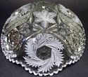 Antique Old American Brilliant Pressed Crystal Cut