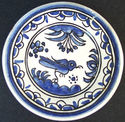 Portugal hand painted Miniature collector plate Bi