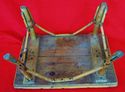 Antique Bamboo Step Stool Vintage Primitive Furnit