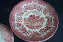 Antique Royal Worcester Red Delft Avon Scenes Cons