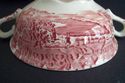 Antique Royal Worcester Red Delft Avon Scenes Cons