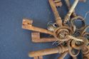 11 ANTIQUE SKELETON KEYS BARREL DOOR VICTORIAN