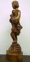 Religious Vintage hand Carved Wood Art statue Figu