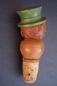 Vintage Carved wood Figurine Man None Mechanical B