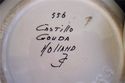 Vintage Signed Gouda Holland Deco pottery Art Dish