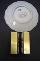 Vintage signed Limoges France plate 2 match box ho