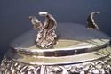 Antique Silver Sugar Creamer set Repousse Hallmark