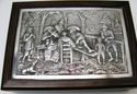 Antique Ornate Dutch Silver Art Treasure Desk Box 